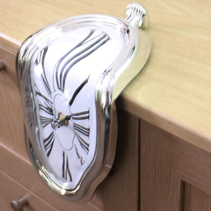 2022 New Novel Surreal Melting Distorted Wall Clocks Surrealist Salvador Dali Style Wall Watch Decoration Gift Home Garden - HomeFeelz Online store