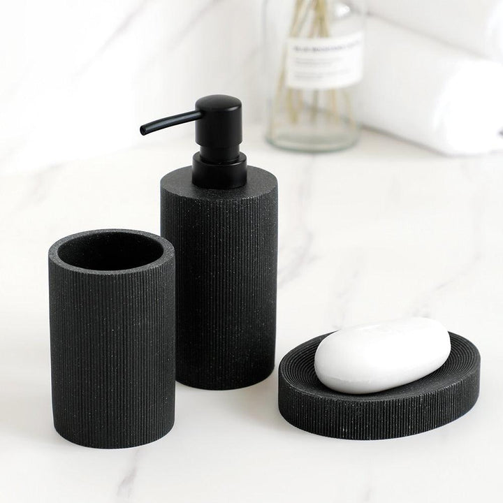 Black Bliss: The Ultimate 5-Piece Bathroom Set - HomeFeelz Online store