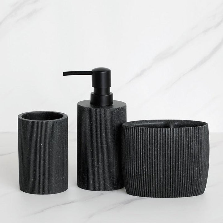 Black Bliss: The Ultimate 5-Piece Bathroom Set - HomeFeelz Online store