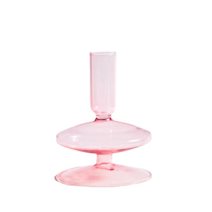 Floraluxe: The Exquisite Glass Candle Holders - Ignite Charm and Beauty! - HomeFeelz Online store