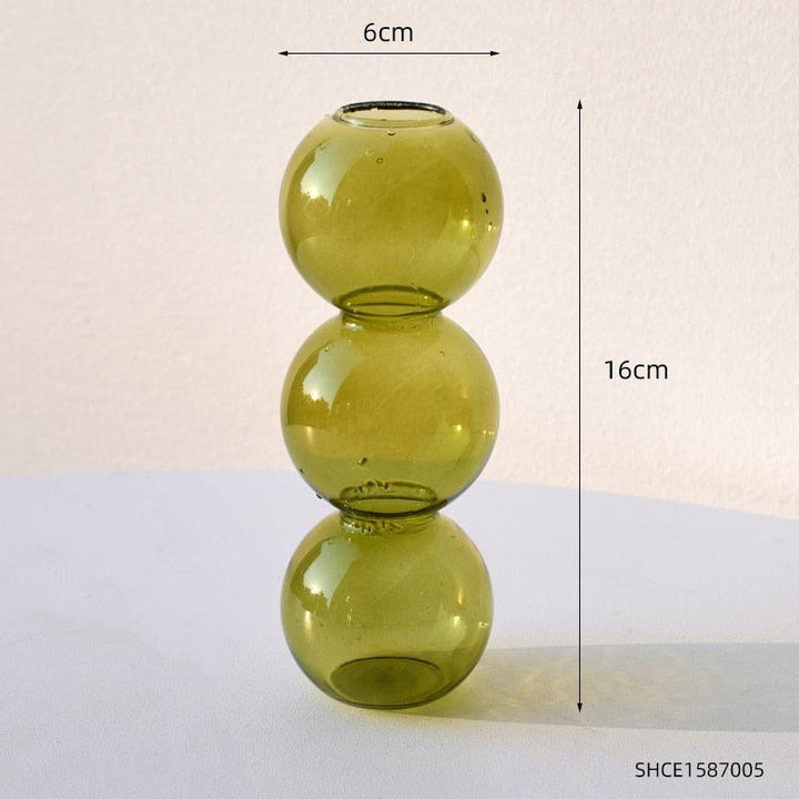 Glass Vase Nordic Home Decor Living Room Decoration Terrarium Flower Vase Plant Pots Decorative Home Accessories Decoration Gift - HomeFeelz Online store