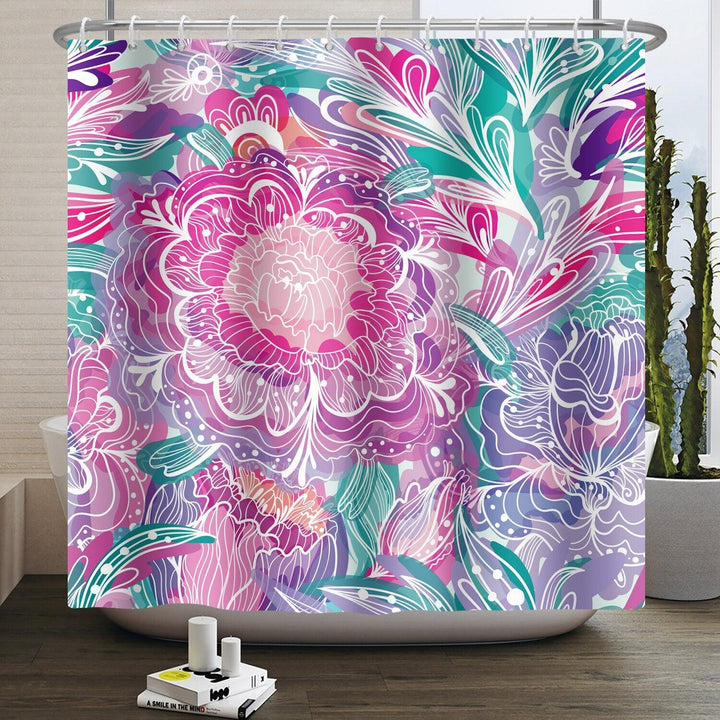 MushroomFantasy: The Magical Shower Curtain - Dive into Fantasy - HomeFeelz Online store