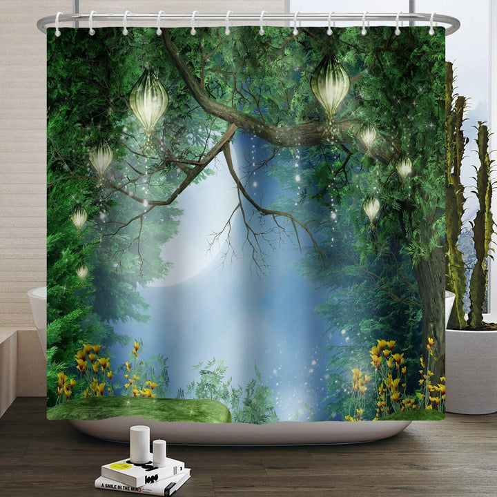 MushroomFantasy: The Magical Shower Curtain - Dive into Fantasy - HomeFeelz Online store