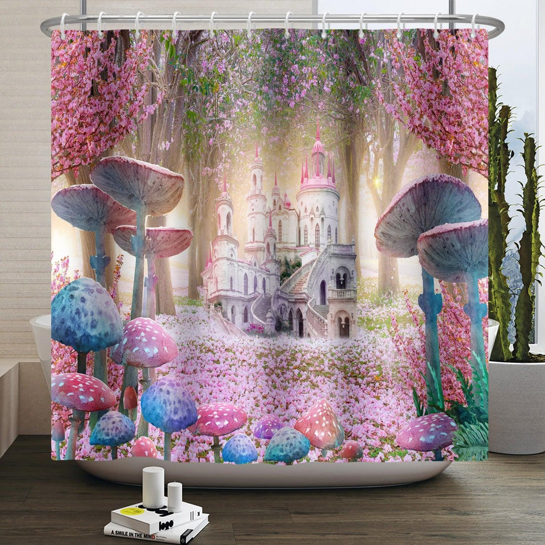 MushroomFantasy: The Magical Shower Curtain - Dive into Fantasy - HomeFeelz Online store