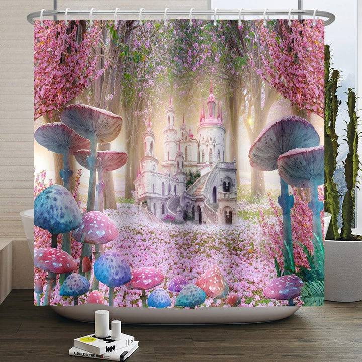 MushroomFantasy: The Magical Shower Curtain - Dive into Fantasy - HomeFeelz Online store