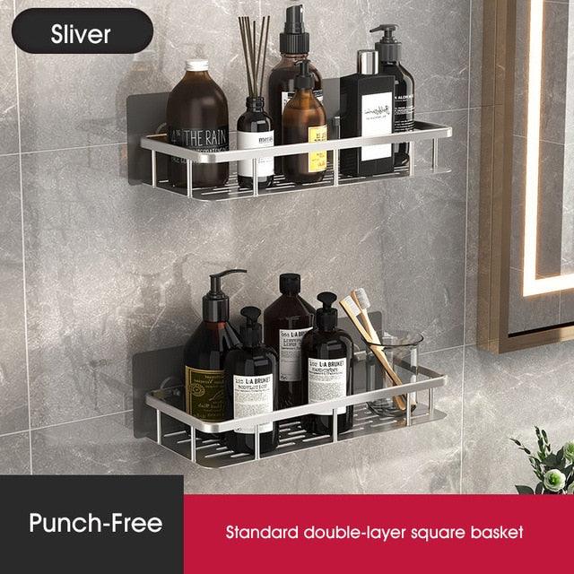 No-drill Wall Mount Bathroom Shelves - HomeFeelz Online store