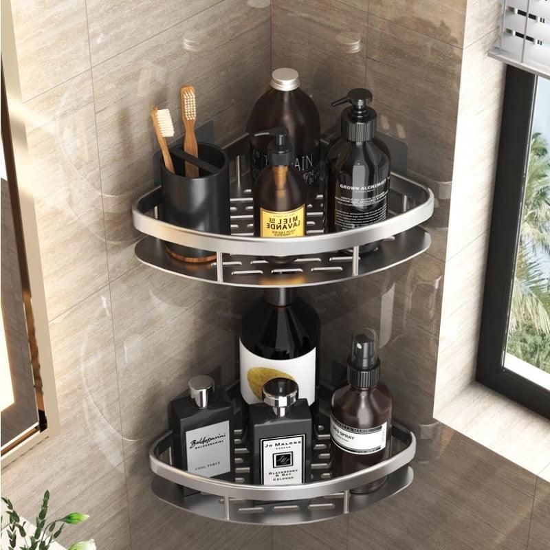 No-drill Wall Mount Bathroom Shelves - HomeFeelz Online store