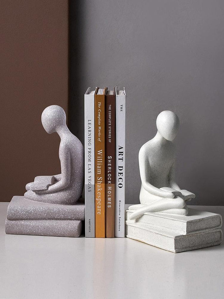 Nordic Home Decoration Abstract Figures Reading Book Statue Study Office Decoration Room Living Room Decoration Accessories Gift - HomeFeelz Online store