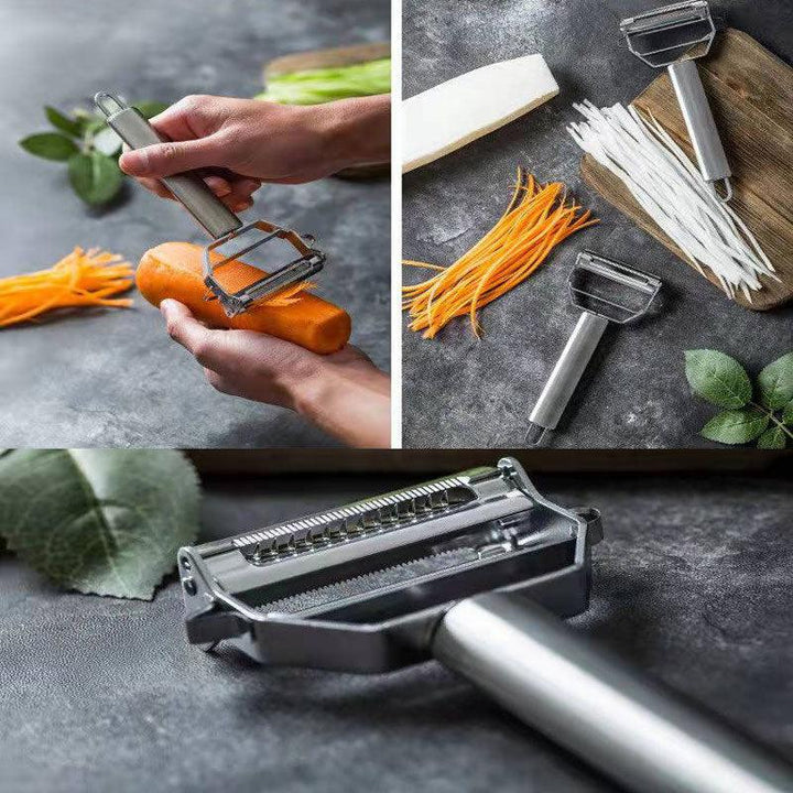 SliceMate: The Ultimate Stainless Steel Peeler Slicer - Unlock Your Culinary Creativity! - HomeFeelz Online store