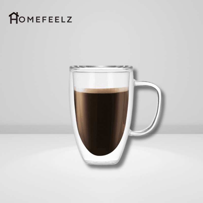 Thermal Bliss: Double Wall Glass Mugs for Perfect Sips - HomeFeelz Online store