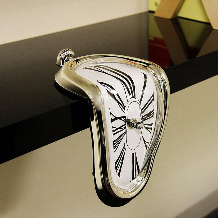 2022 New Novel Surreal Melting Distorted Wall Clocks Surrealist Salvador Dali Style Wall Watch Decoration Gift Home Garden - HomeFeelz Online store